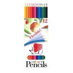 Színes ceruza készlet, hatszögletű, hajlékony, ICO "Süni", 12 különböző szín