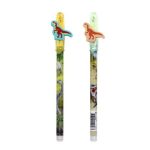 Tolóbetétes ceruza radírral display, HB, ICO "Bensia", dinoszaurusz