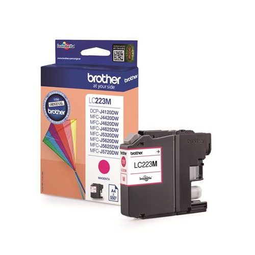 LC223M Tintapatron MFC-J4420DW, MFC-J4620DW nyomtatókhoz, BROTHER, magenta, 550 oldal
