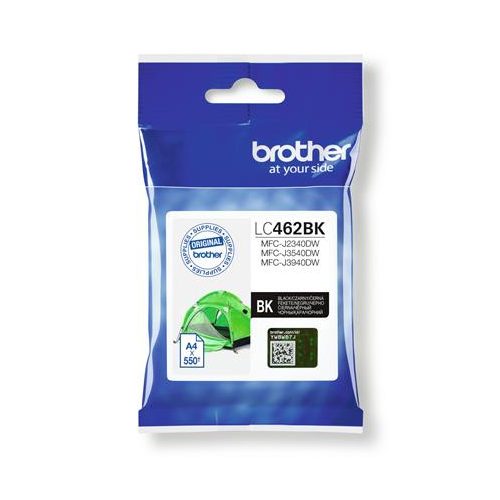 LC462BK Tintapatron MFC-J3540 nyomtatóhoz, BROTHER, fekete, 550 oldal