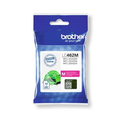 LC462M Tintapatron MFC-J3540 nyomtatóhoz, BROTHER, magenta, 550 oldal