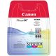 CLI-521KIT Tintapatron multipack Pixma iP3600, 4600 nyomtatókhoz, CANON, c+m+y, 3*9ml
