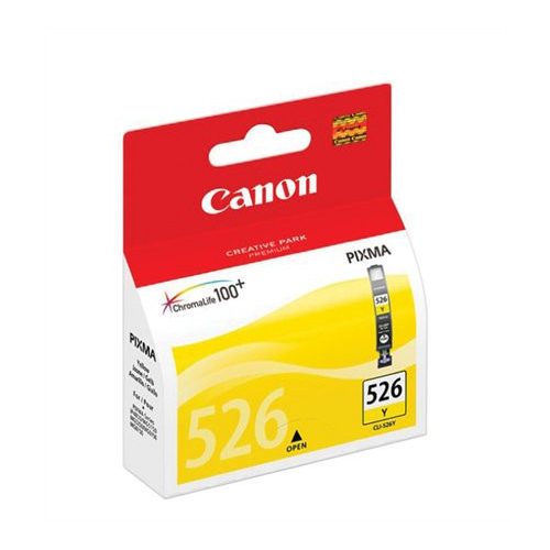CLI-526Y Tintapatron Pixma iP4850, MG5150, 5250 nyomtatókhoz, CANON, sárga, 545 oldal