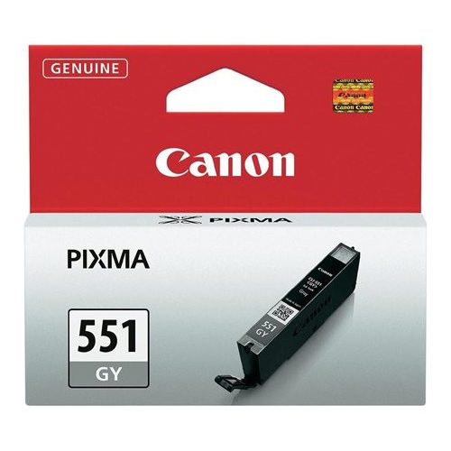 CLI-551GY Tintapatron Pixma MG6350 nyomtatóhoz, CANON, szürke, 780 oldal