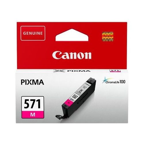 CLI-571M Tintapatron Pixma MG5750, 6850,7750 nyomtatókhoz, CANON, magenta, 7 ml