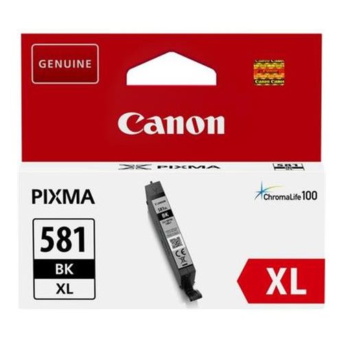 CLI-581BXL Tintapatron Pixma TS7550, 8150, 9150 nyomtatókhoz, CANON, fekete, 8,3ml