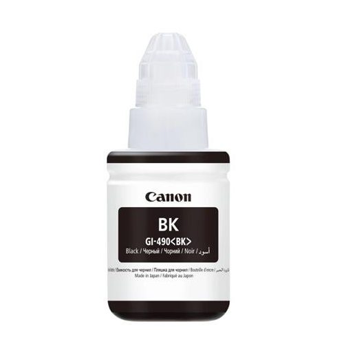 GI490 Tinta Pixma MFP G2411, G3411, G4411 nyomtatókhoz, CANON, fekete, 135 ml