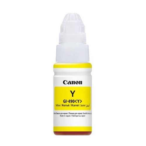 GI490 Tinta Pixma MFP G2411, G3411, G4411 nyomtatókhoz, CANON, sárga, 70 ml
