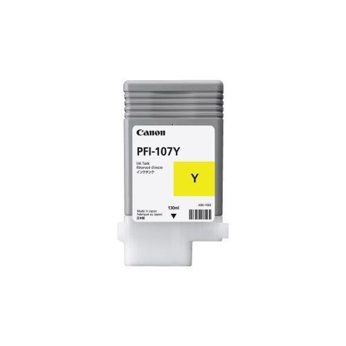 PFI-107Y Tintapatron iPF780, 770 nyomtatóhoz, CANON, sárga, 130ml