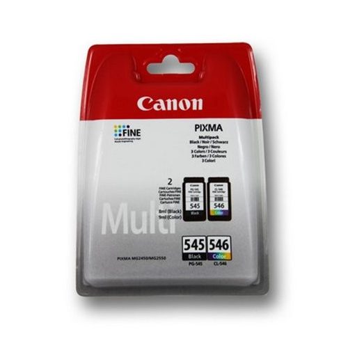 PG-545/CL-546 Tintapatron multipack Pixma MG2450, MG2550 nyomtatókhoz, CANON, fekete, színes, 2*180 oldal