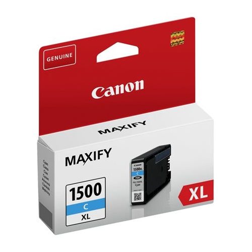 PGI-1500CXL Tintapatron Maxify MB2350 nyomtatókhoz, CANON, cián, 12 ml