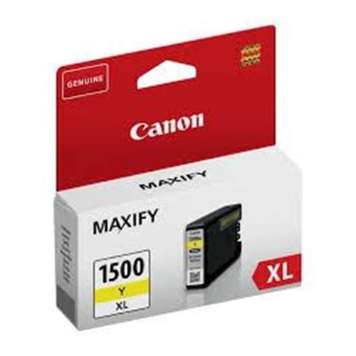 PGI-1500YXL Tintapatron Maxify MB2350 nyomtatókhoz, CANON, sárga, 12 ml
