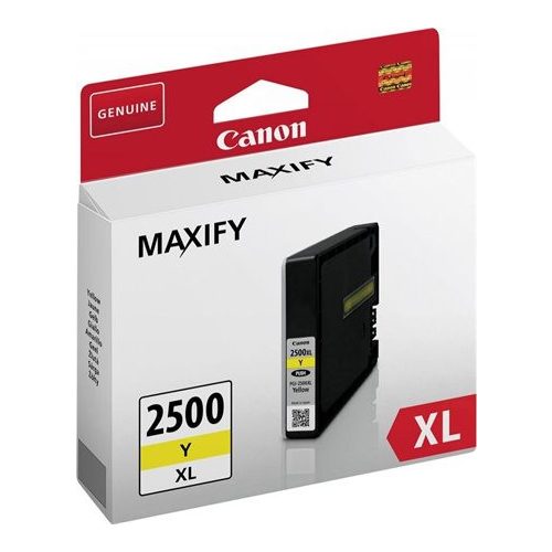 PGI-2500YXL Tintapatron Maxify MB5350 nyomtatókhoz, CANON, sárga, 19,3 ml
