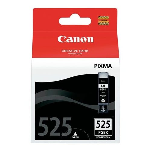 PGI-525B Tintapatron Pixma iP4850, MG5150, 5250 nyomtatókhoz, CANON, fekete, 323 oldal