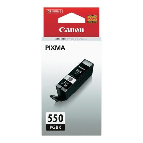 PGI-550PGB Tintapatron Pixma iP7250, MG5450, 6350 nyomtatókhoz, CANON, fekete, 15ml