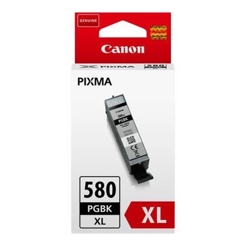 PGI-580XL Tintapatron Pixma TS7550, 8150, 9150 nyomtatókhoz, CANON, fekete, 18,5ml