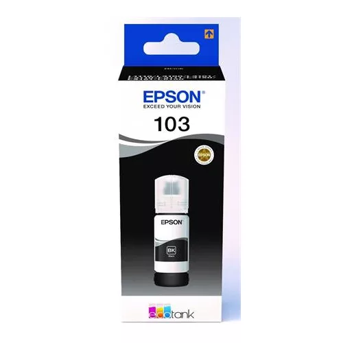 T00S14A Tinta EcoTank L3110, L3150, L1110 nyomtatókhoz, EPSON 103, fekete, 65 ml