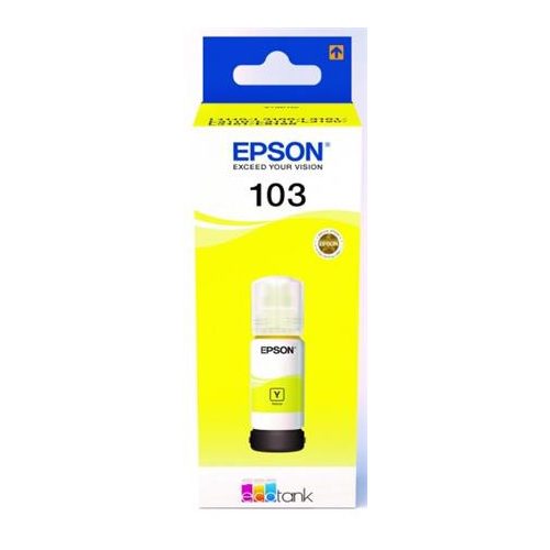 T00S44A Tinta EcoTank L3110, L3150, L1110 nyomtatókhoz, EPSON 103, sárga, 65 ml