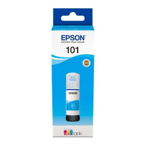 T03V2 Tinta, Ecotank L6190 nyomtatóhoz, EPSON, cián, 70ml