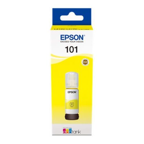 T03V4 Tinta, Ecotank L6190 nyomtatóhoz, EPSON, sárga, 70ml