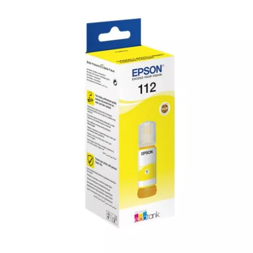 T06C44A Tinta, EcoTank L6550, 6570, 6580 nyomtatókhoz, EPSON, sárga, 70 ml