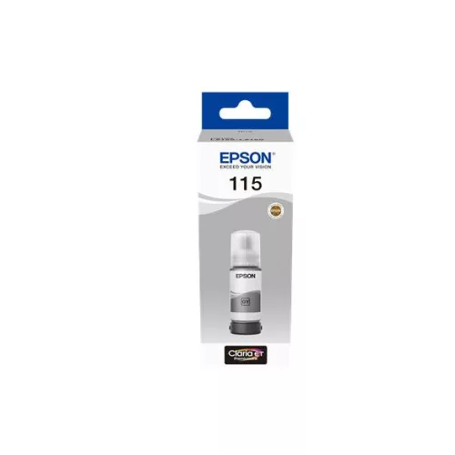 T07D54 Tinta, EcoTank L8160, L8180 nyomtatókhoz, EPSON, szürke, 70 ml