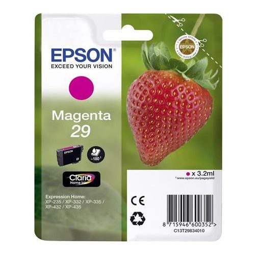 C13T29834010 Tintapatron XP235/332 nyomtatókhoz, EPSON, magenta, 3,2ml