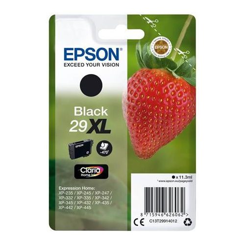 T29914012 Tintapatron XP245 nyomtatóhoz, EPSON, fekete, 11,3ml