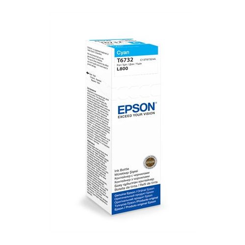 T67324A10 Tinta L800 nyomtatóhoz, EPSON, cián, 70ml