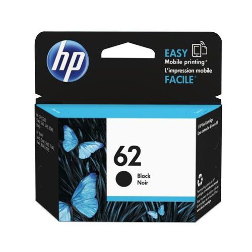 C2P04AE Tintapatron ENVY 5640, 7640, 5740 nyomtatókhoz, HP 62 fekete, 4ml