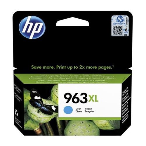 3JA27AE Tintapatron OfficeJet Pro 9010, 9020 nyomtatókhoz, HP 963XL, cián, 1600 oldal