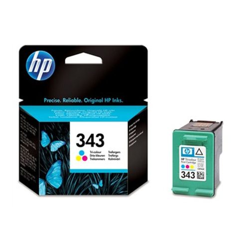 C8766EE Tintapatron DeskJet 460 mobil, 5740, 5940 nyomtatókhoz, HP 343, színes, 7ml