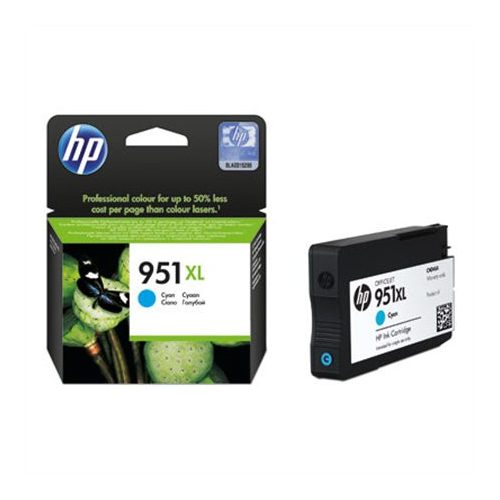 CN046AE Tintapatron OfficeJet Pro 8100 nyomtatóhoz, HP 951xl, cián, 1,5k