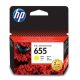 CZ112E Tintapatron Deskjet Ink Advantage 3520 sor nyomtatókhoz, HP 655, sárga, 600 oldal