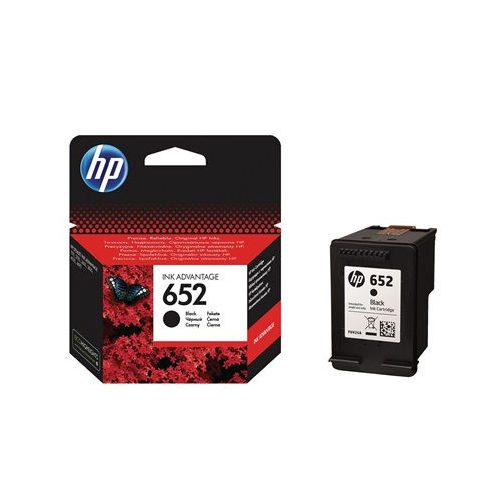 F6V25AE Tintapatron Deskjet Ink Advantage 1115 nyomtatókhoz, HP 652, fekete, 360 oldal