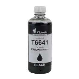   T66414 Tinta, L100, 200mfp nyomtatókhoz, VICTORIA TECHNOLOGY, fekete, 100ml