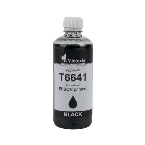 T66414 Tinta, L100, 200mfp nyomtatókhoz, VICTORIA TECHNOLOGY, fekete, 100ml