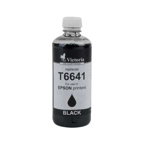 T66414 Tinta, L100, 200mfp nyomtatókhoz, VICTORIA TECHNOLOGY, fekete, 100ml