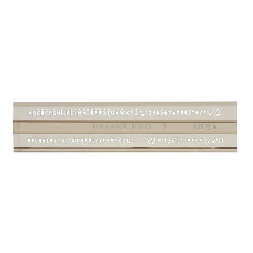 Betűsablon, 2,5 mm, KOH-I-NOOR