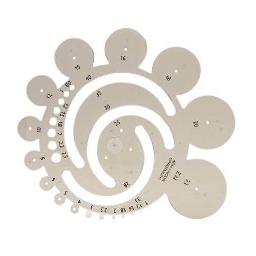 Radius sablon, műanyag, KOH-I-NOOR "z32"