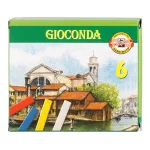 Olajpasztell kréta, KOH-I-NOOR "Gioconda 8111/6", 6 különböző szín