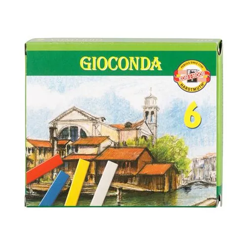 Olajpasztell kréta, KOH-I-NOOR "Gioconda 8111/6", 6 különböző szín