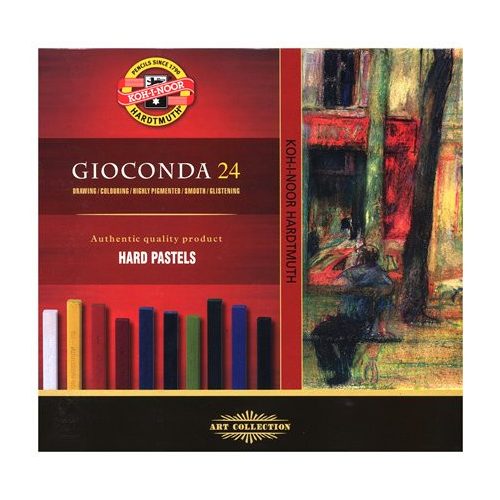 Olajpasztell kréta, KOH-I-NOOR "Gioconda 8114/24", 24 különböző szín
