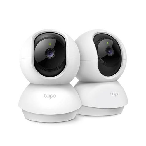 Biztonsági kamera, Wi-Fi vezeték nélküli, beltéri, éjjellátó, TP-LINK "Tapo C200", duopack