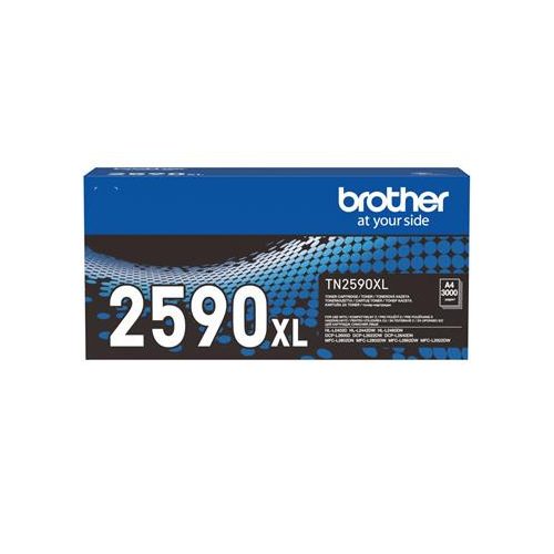 TN2590XL Lézertoner HL-L2402, DCP-L2622 nyomtatókhoz, BROTHER, fekete, 3k