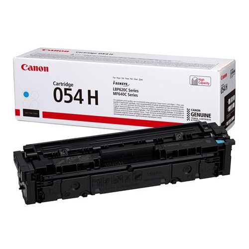 CRG-054H Lézertoner i-Sensys LBP621 623, MF641, 643 nyomtatókhoz, CANON, cián, 2,3k