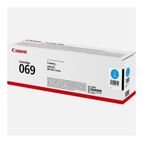 CRG-069 Lézertoner, i-SENSYS LBP 673Cdw nyomtatóhoz, CANON, cián, 1,9k