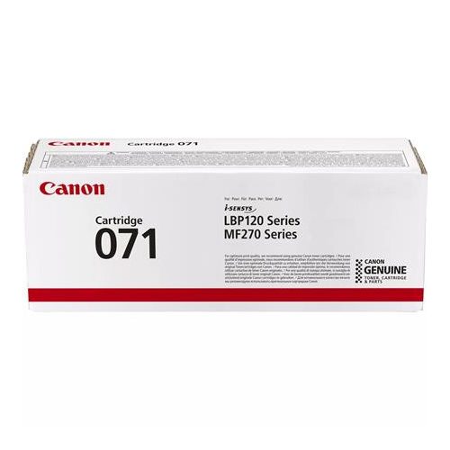 CRG-071 Lézertoner i-Sensys LBP122dw, MF272dw nyomtatókhoz, CANON, fekete, 1,2K