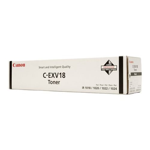 C-EXV18 Fénymásolótoner IR 1018 fénymásolóhoz, CANON, fekete, 8,4k