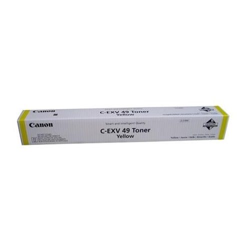 C-EXV49Y Lézertoner IR C250, C350, C351 nyomtatókhoz, CANON, sárga, 19k